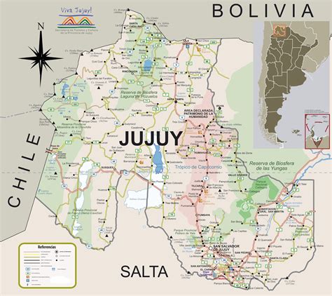 mapa de jujuy argentina